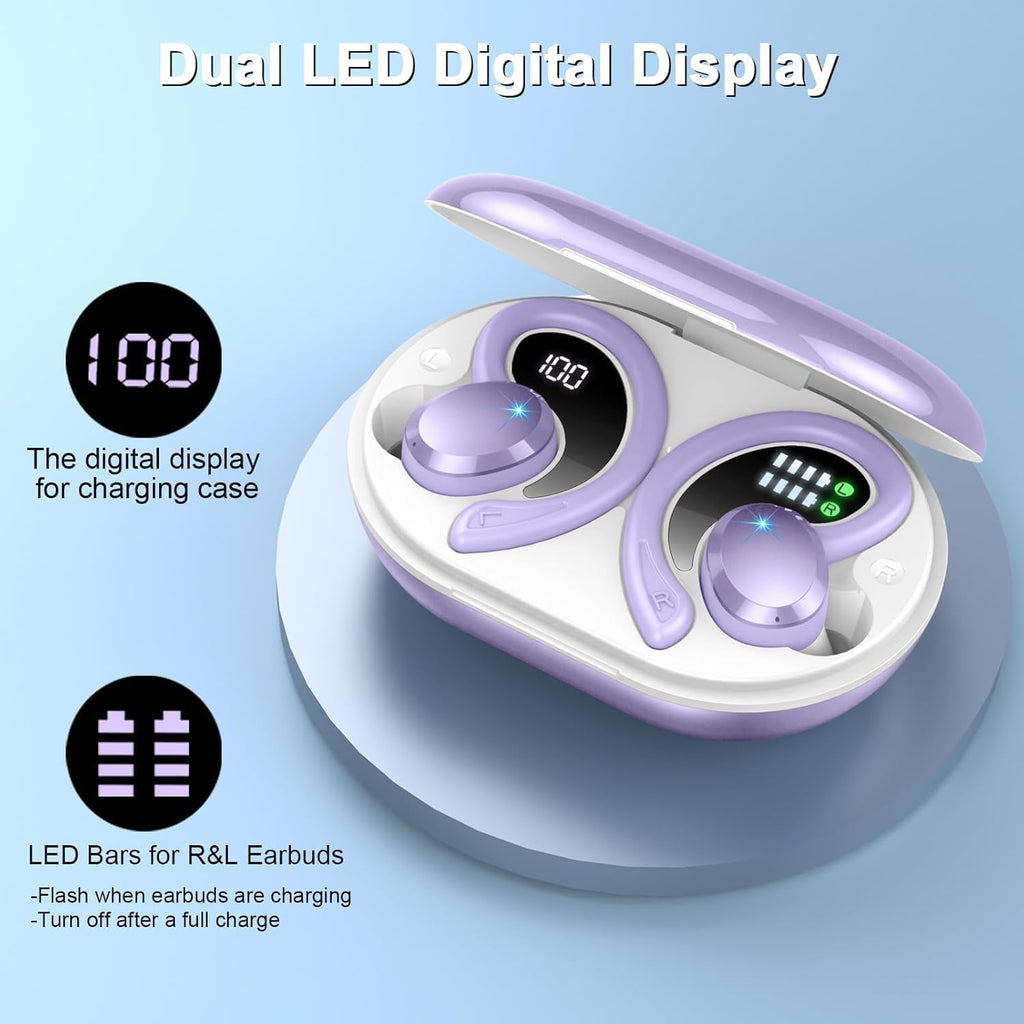 Wireless Earbuds Bluetooth Headphones Sport Noise Cancelling Rulefiss Q38