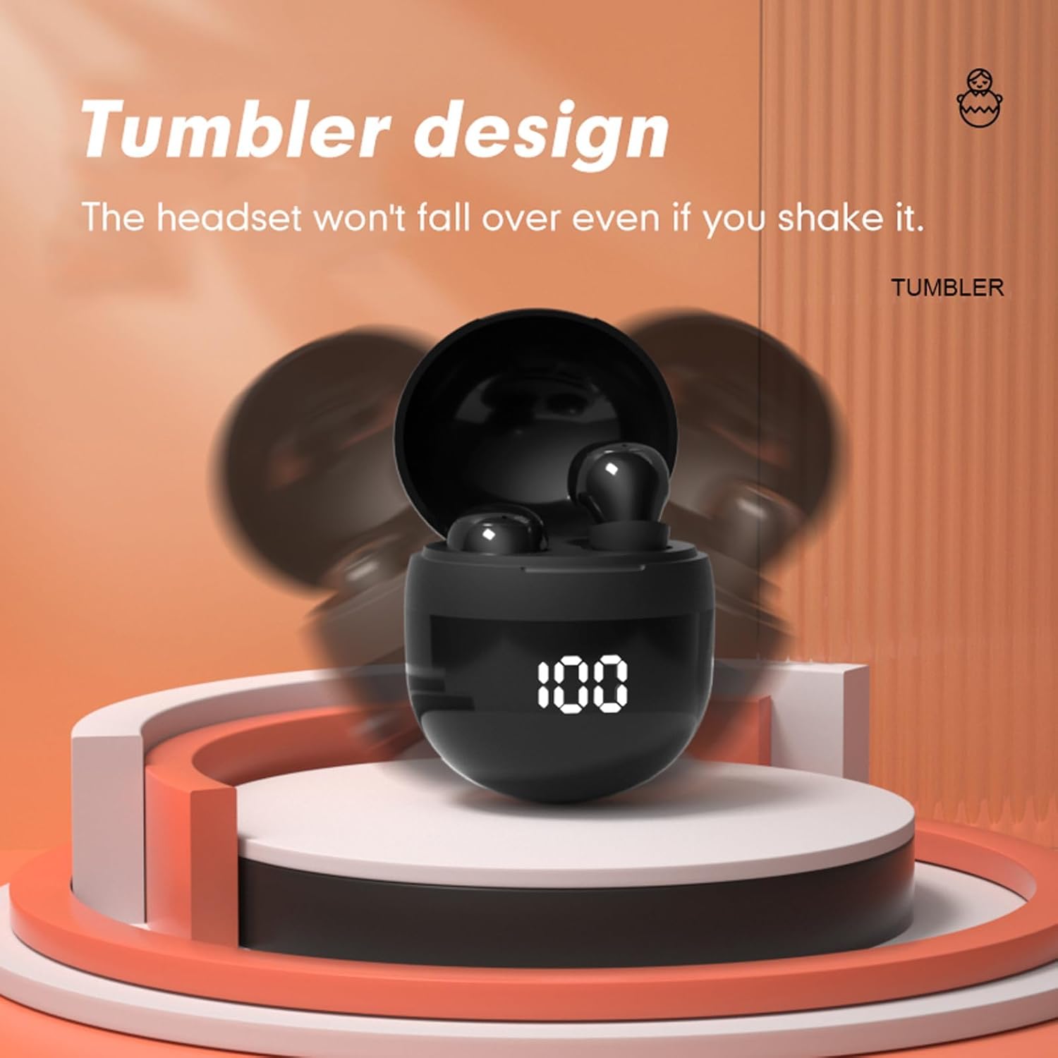 Mini Invisible Wireless Earbuds for Sleep, Bluetooth Discreet Design Xmenha