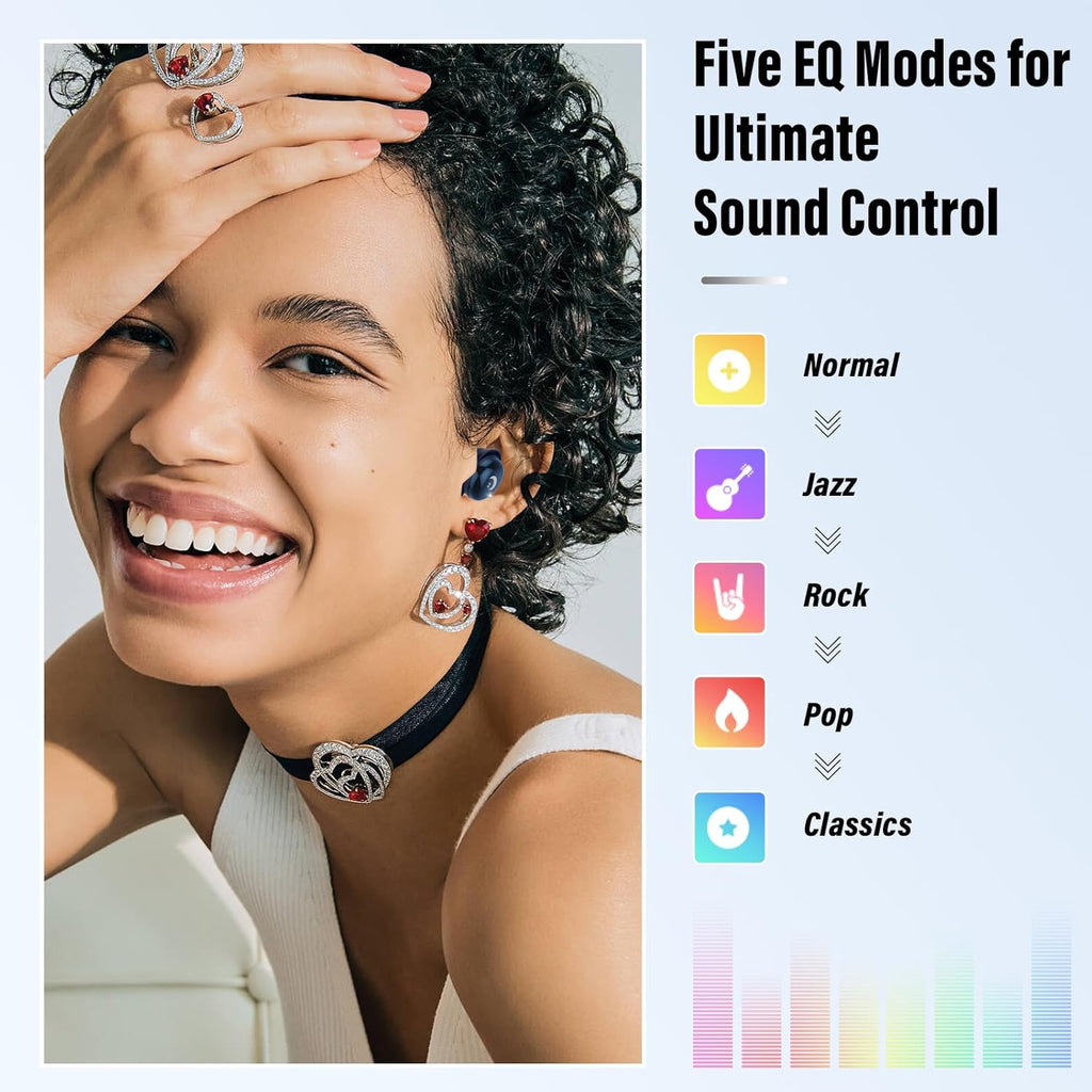 Sleep Earbuds Bluetooth 5.4 Noise Cancelling 48H Waterproof Smart Touch L8 Pro