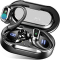 Earbuds Wireless Sport 50H Playtime Bluetooth 5.4 Headphones Mic Earhooks