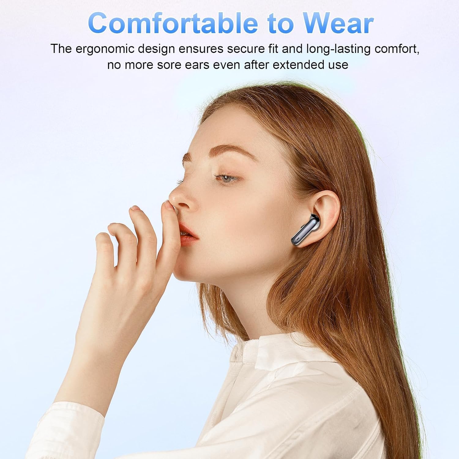 Wireless Earbuds Bluetooth 5.3 ENC Mic 40H Playtime Deep Bass IP7 Waterproof