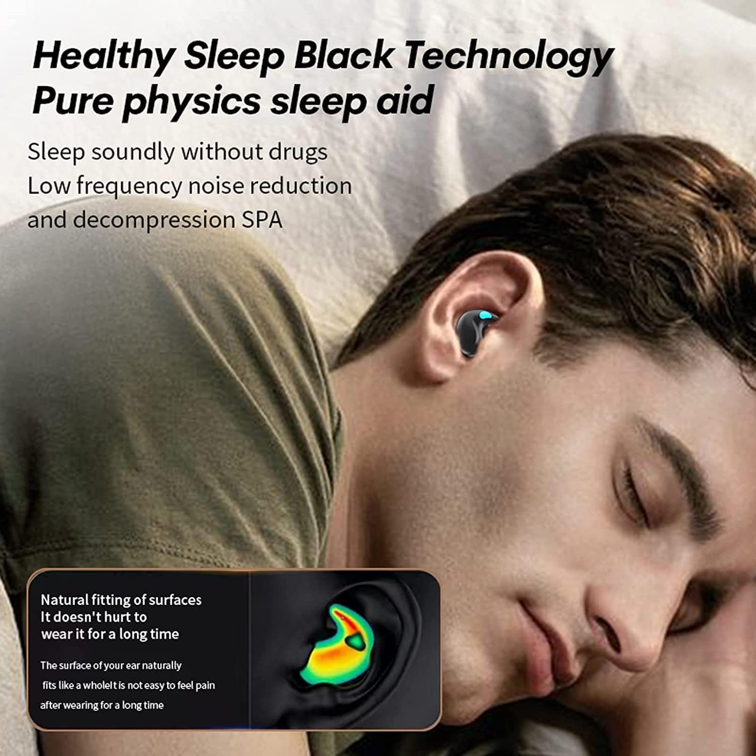 Invisible Earbuds Sleep Bluetooth 5.49 Mini for Side Sleepers CYXG