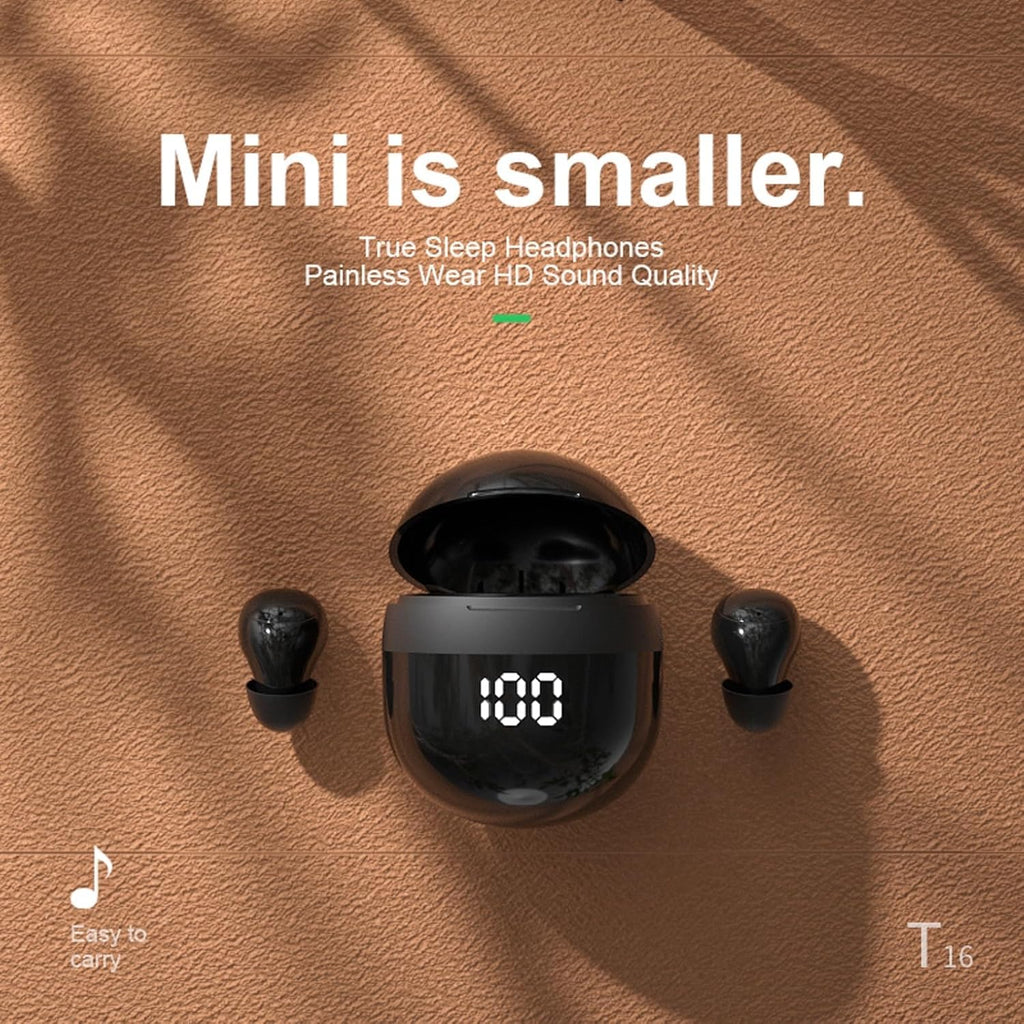 Mini Invisible Wireless Earbuds for Sleep, Bluetooth Discreet Design Xmenha