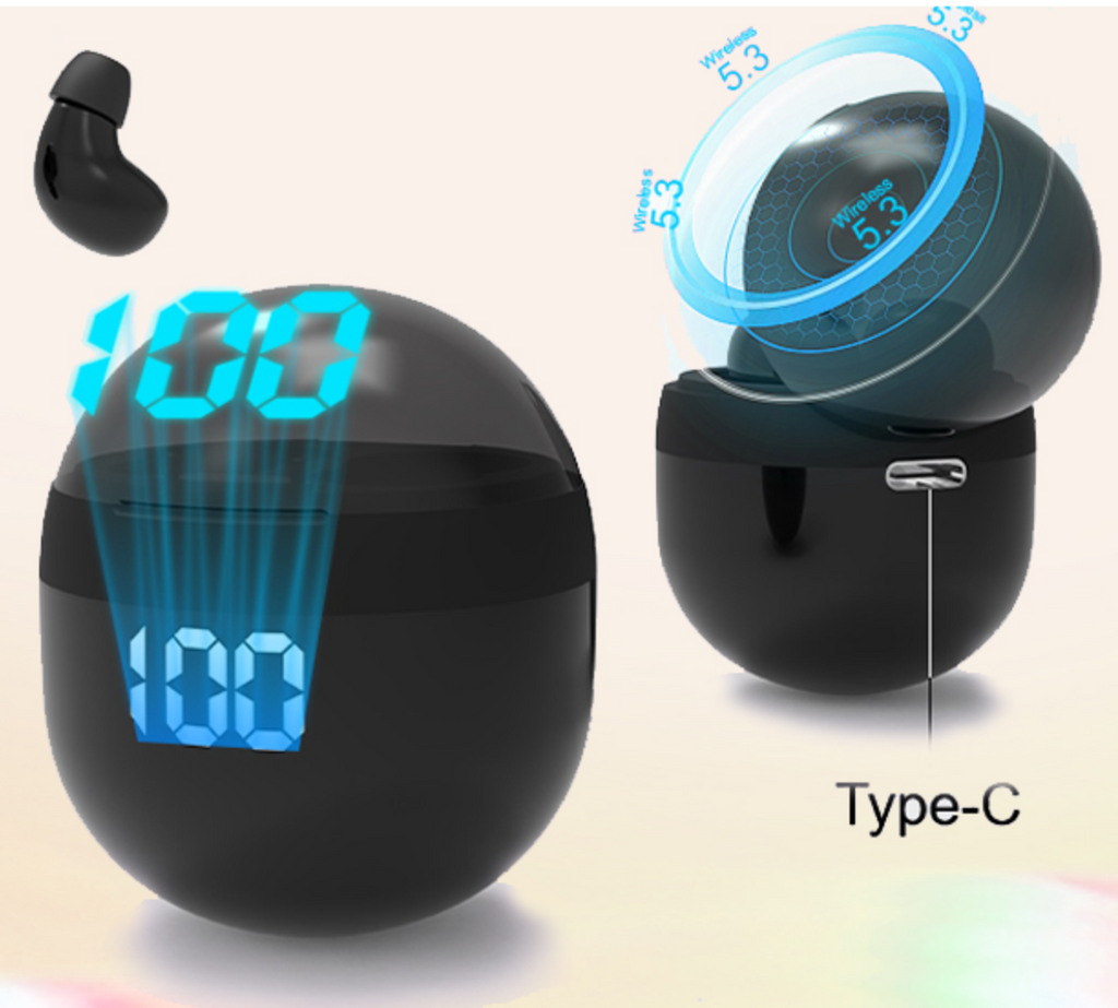 Mini Invisible Wireless Earbuds for Sleep, Bluetooth Discreet Design Xmenha