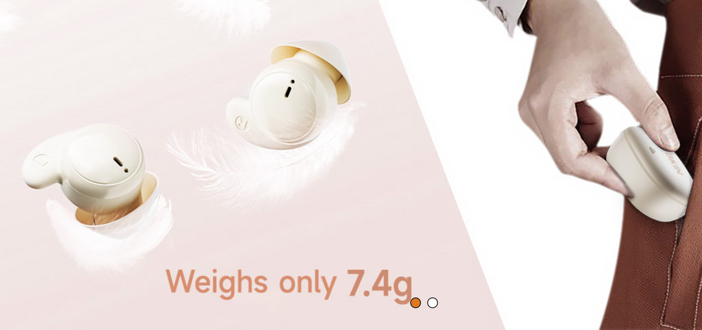LOBKIN Sleep Headphones In Ear Bluetooth 5.4 Mini Invisible Soft Buds