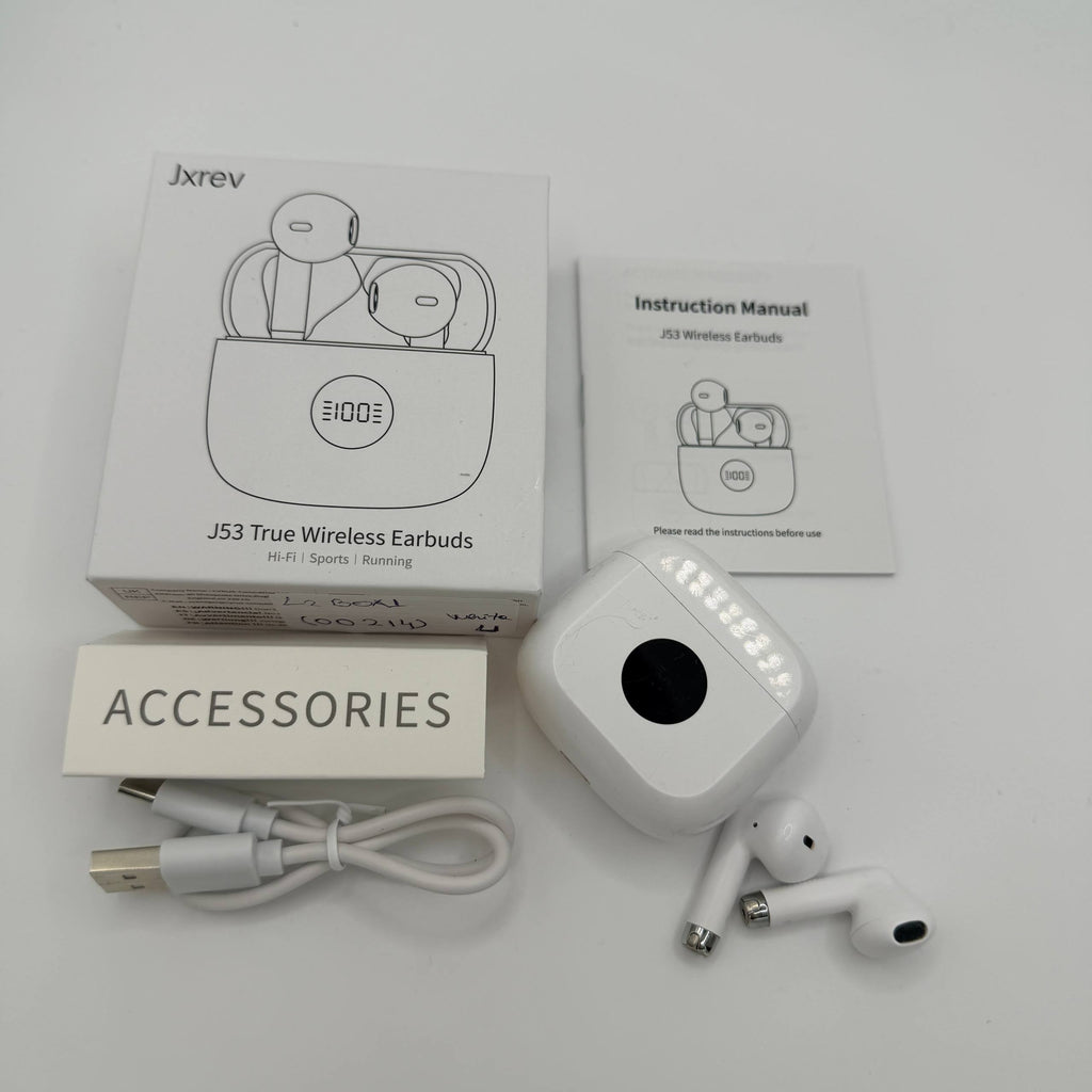 Wireless Earbuds Bluetooth 5.4 Deep Bass 40H Playtime ENC Mic Waterproof