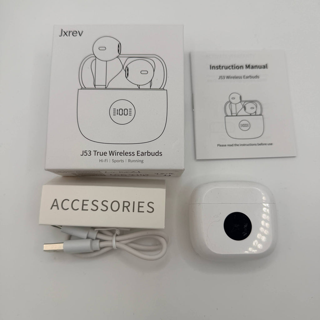 Wireless Earbuds Bluetooth 5.4 Deep Bass 40H Playtime ENC Mic Waterproof